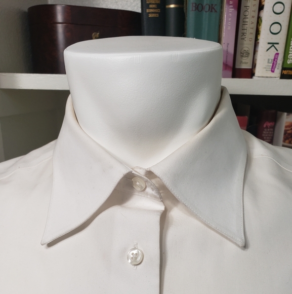 Mens Classic Fit Brooks Brothers White Dress Shirt - Picture 2 of 8